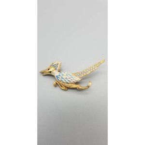 Roadrunner Brooch